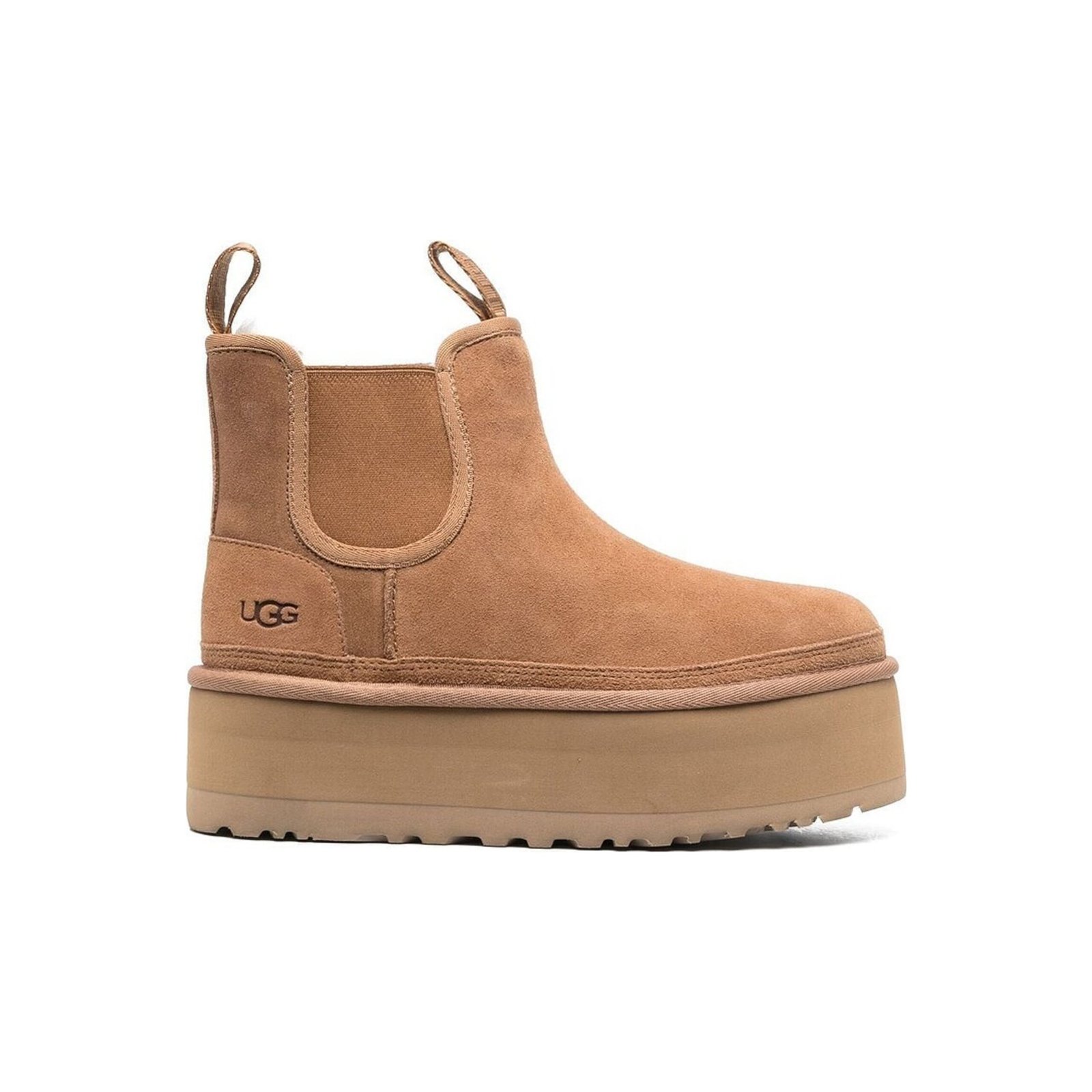 UGG Neumel Platform Chelsea Boot Chestnut