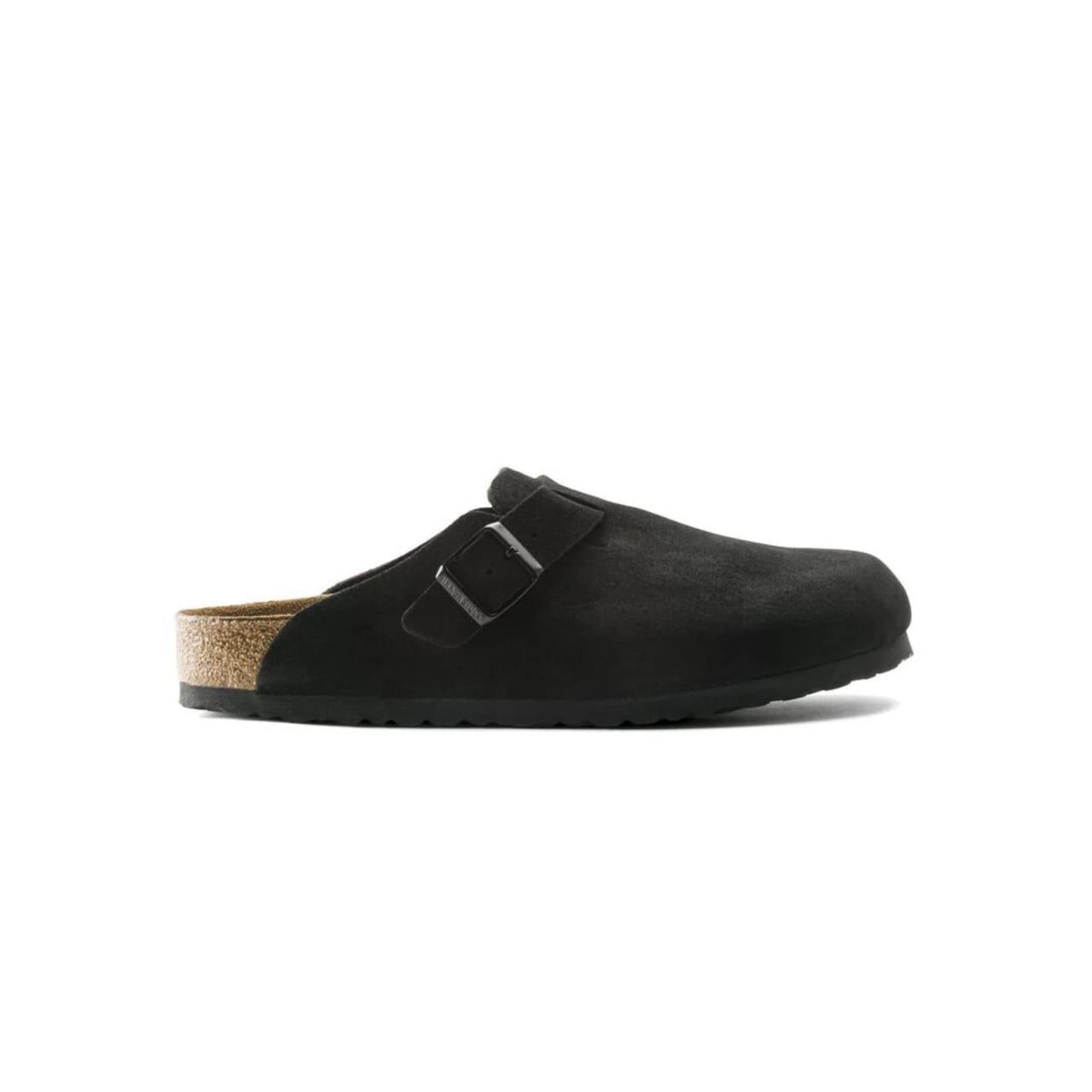 Birkenstock Boston Soft Bedding-Suede Black