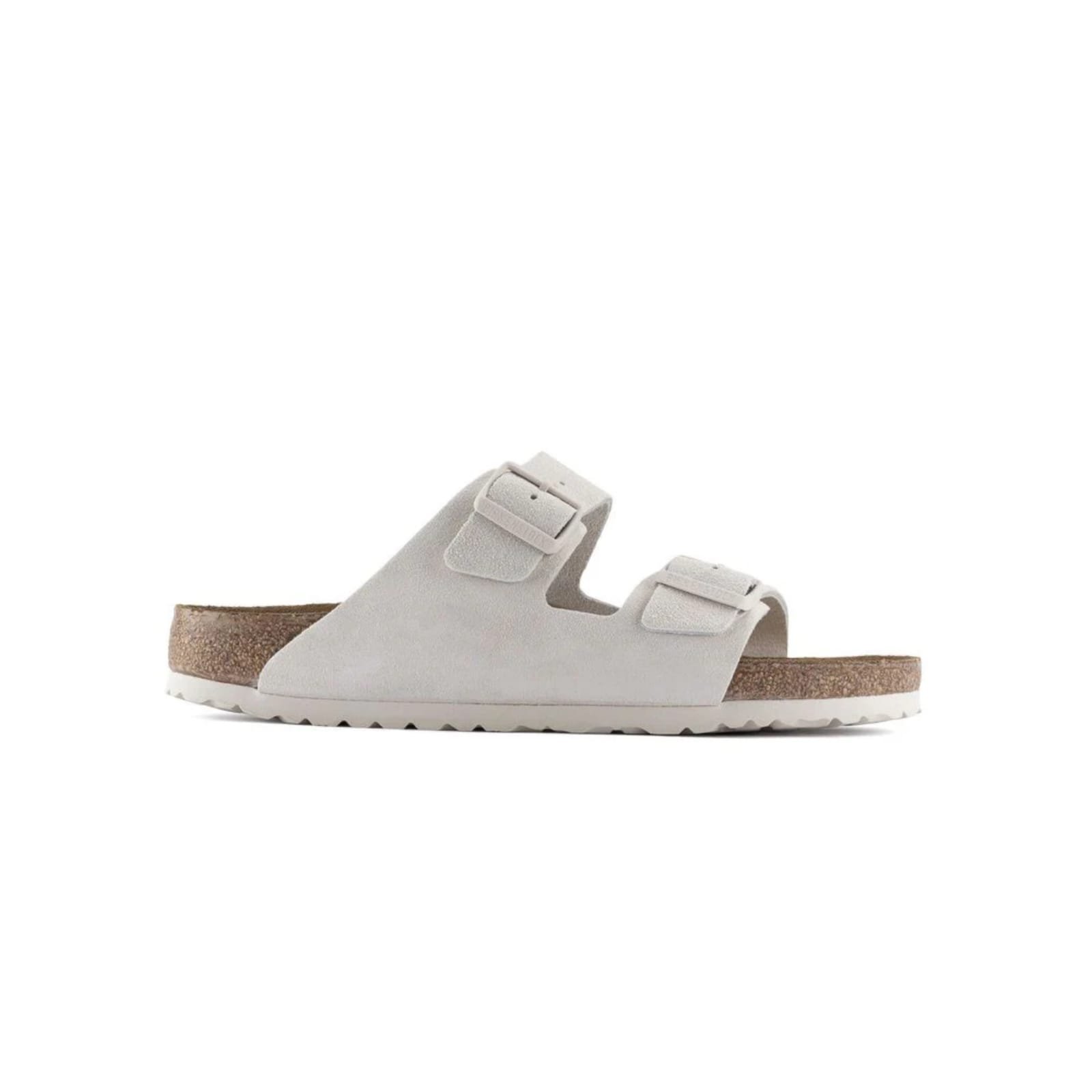 Birkenstock Arizona soft Footbed Suede leather Antique White