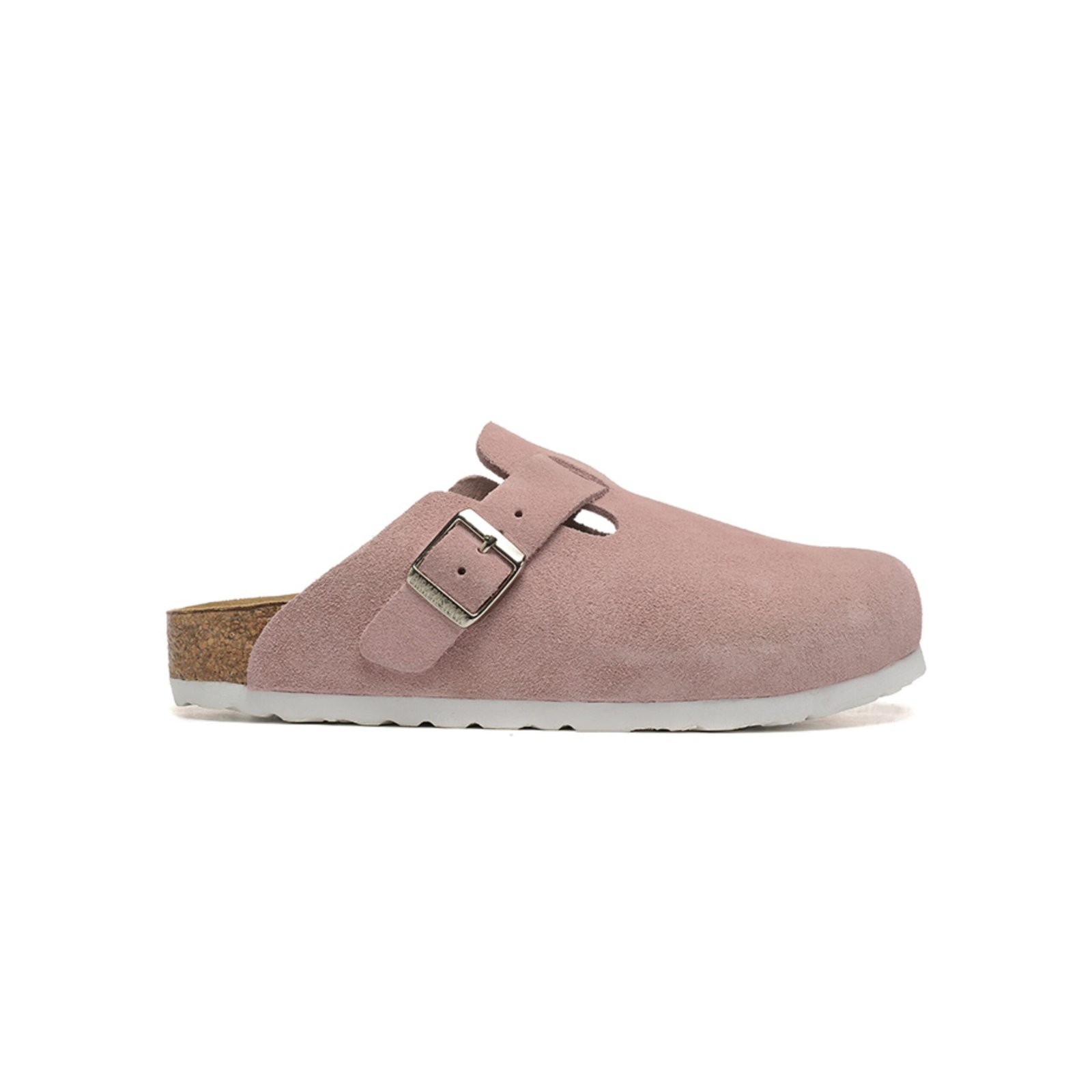 Birkenstock Boston Soft Bedding-Suede Pink Clay