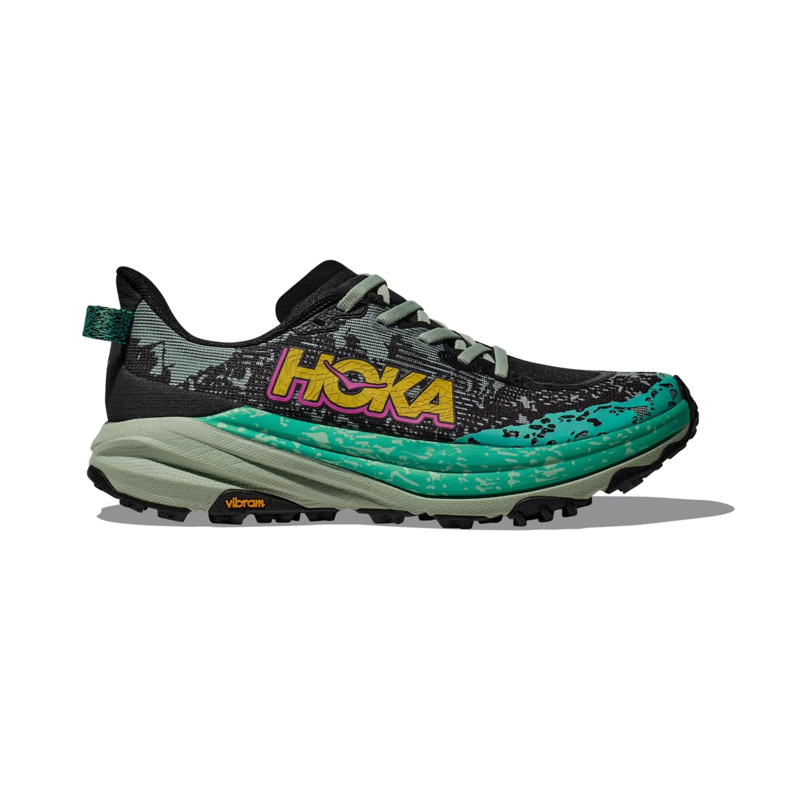 Hoka Speedgoat 6 Black Aloe Vera