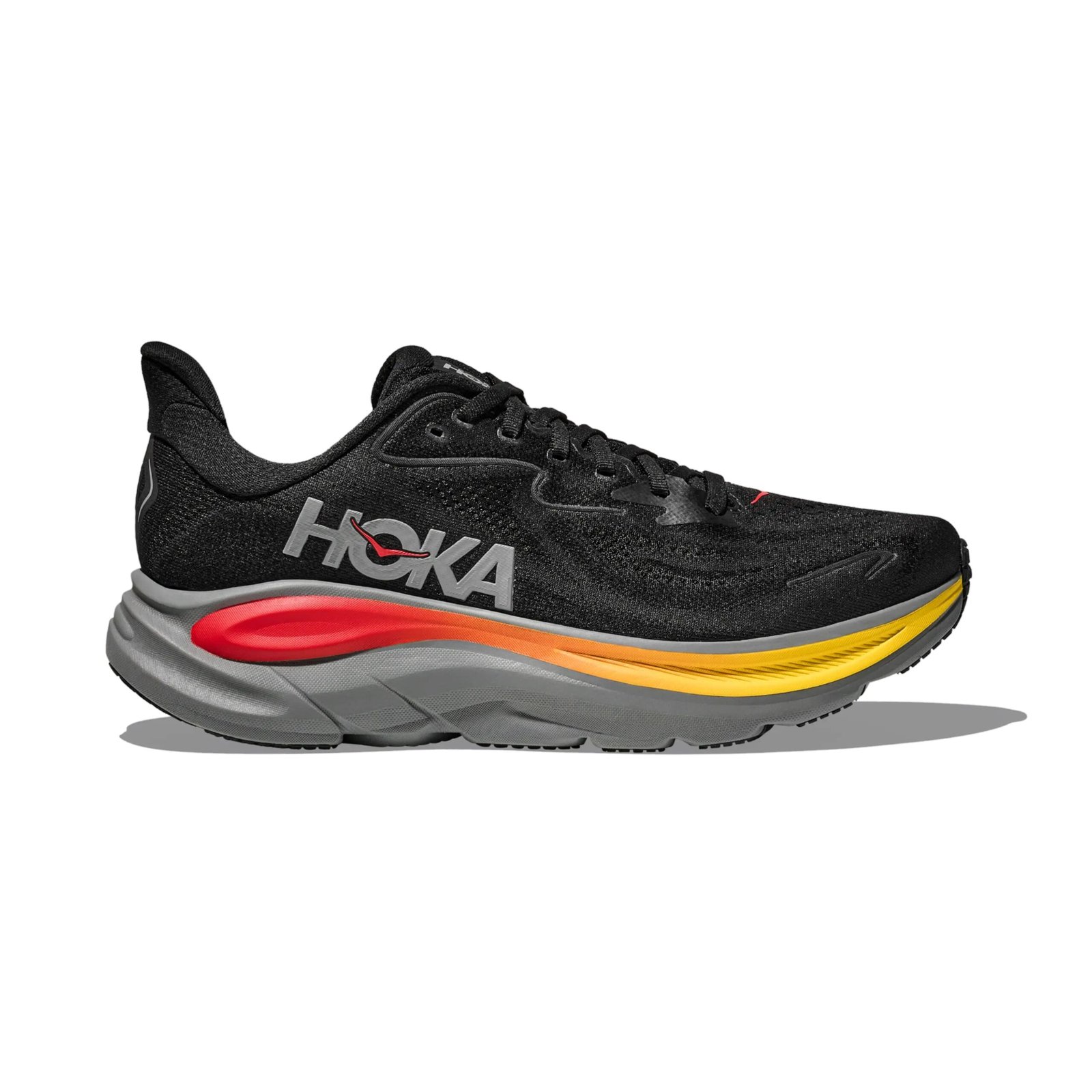 Hoka Clifton 10 Black Galactic Grey Sunrise