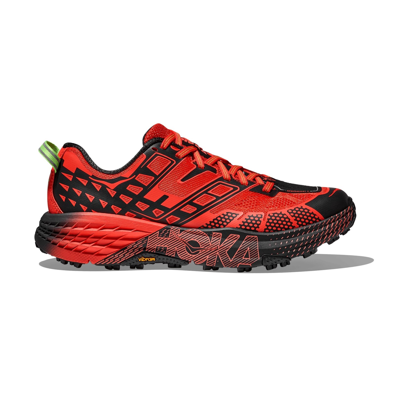 Hoka Speedgoat 2 Tomato Electric Green