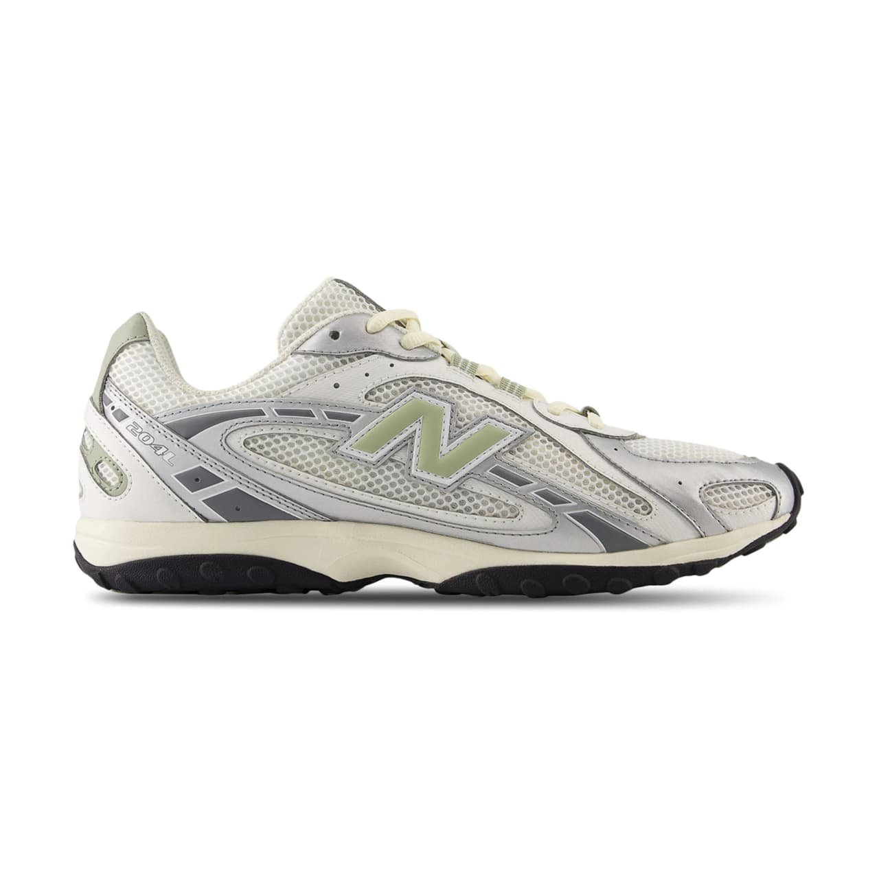 New Balance 204L Silver Metallic Sage Green