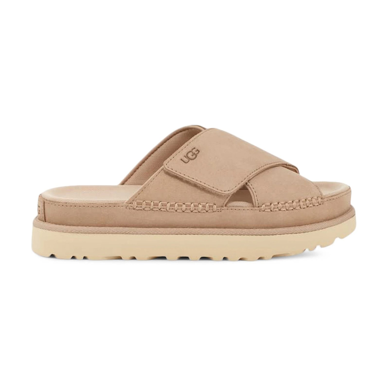 UGG Goldenstar Cross Slide Sand