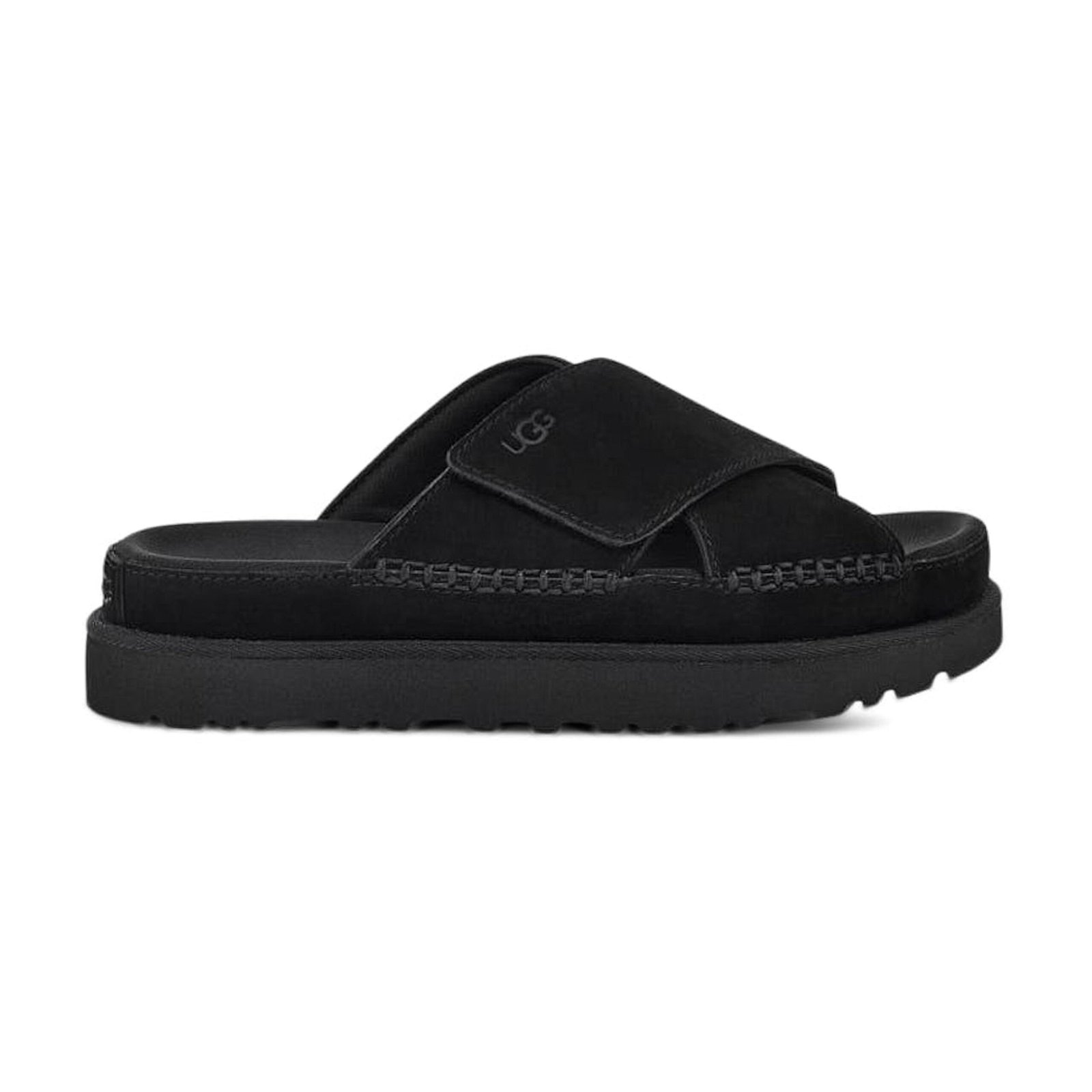 UGG Goldenstar Cross Slide Black