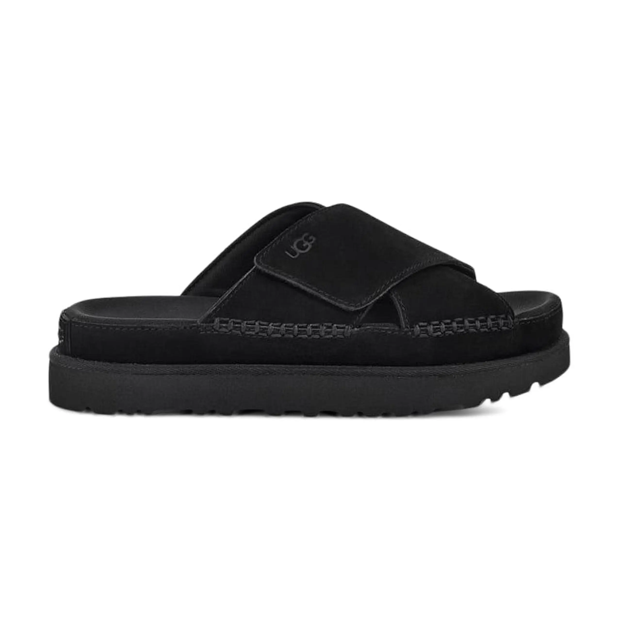 UGG Goldenstar Cross Slide Black