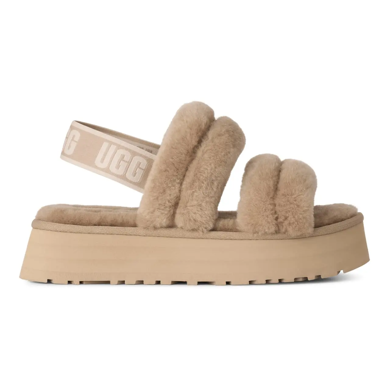 UGG Disco Cross Slide – Light brown