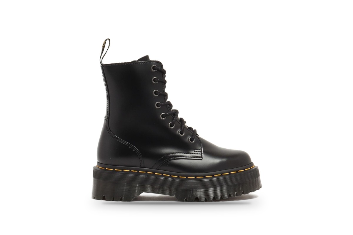 Dr. Martens Jadon Platform Black Polished Smooth