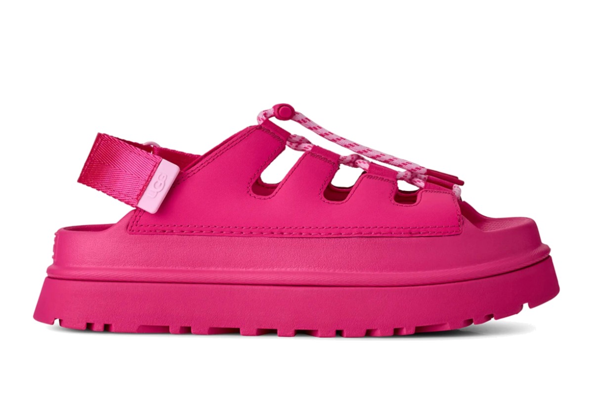 UGG GoldenGlow Toggle Sandals Vibrant Pink