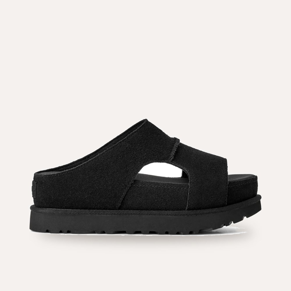 UGG Goldenstar Hi Cutout Slide Black