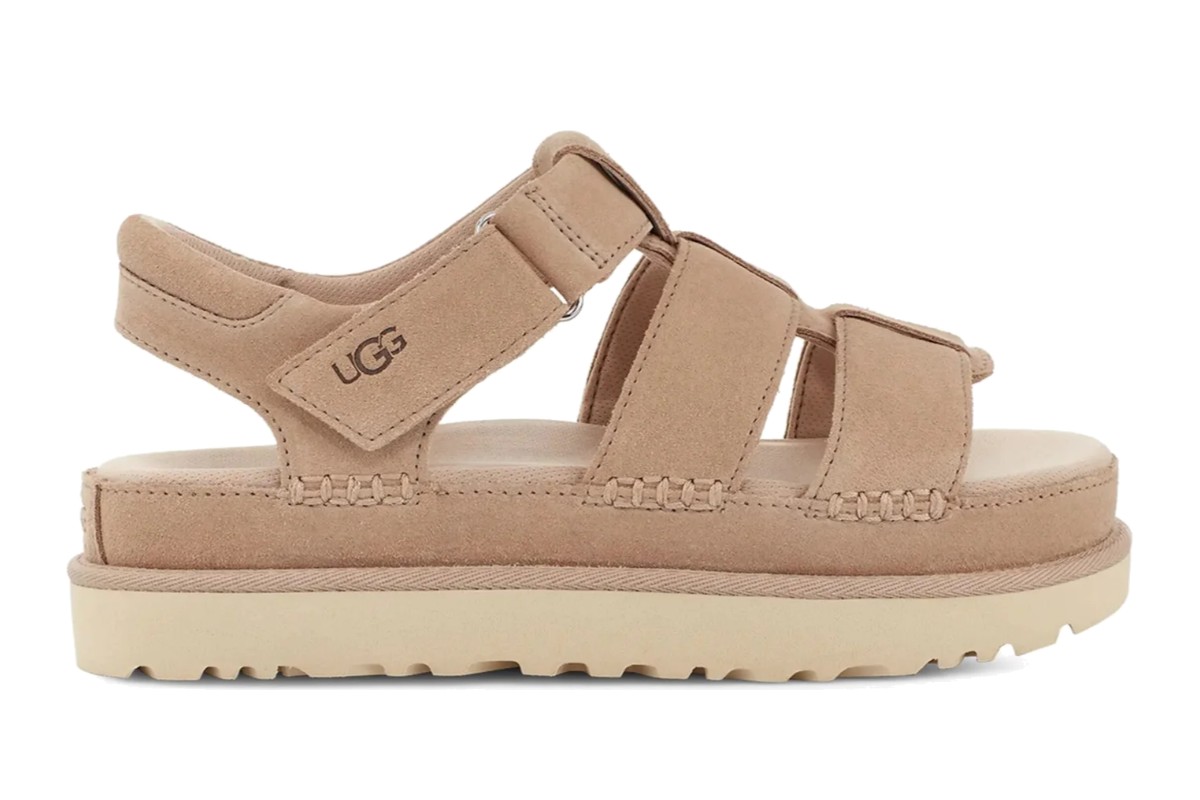 UGG Goldenstar Strap Platform Sandal Sand