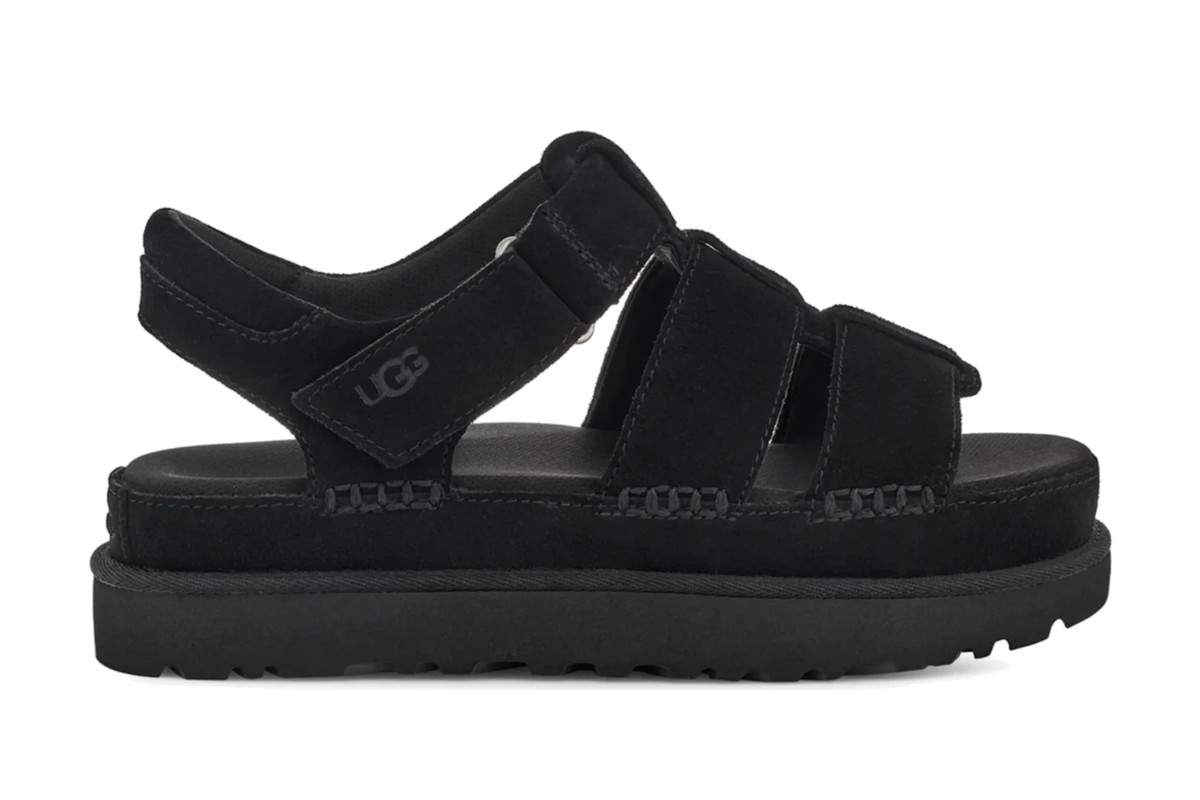 UGG Goldenstar Strap Platform Sandal Black
