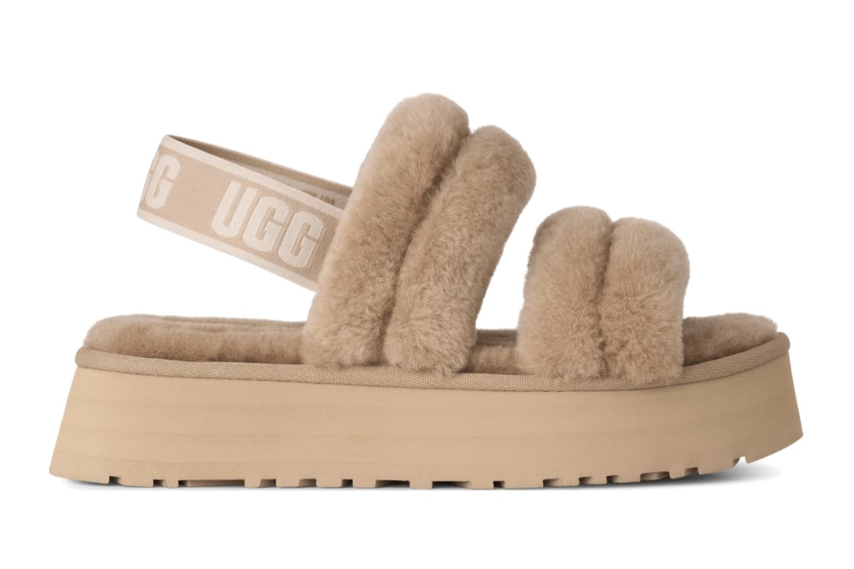 UGG Disco Cross Slide – Light Brown