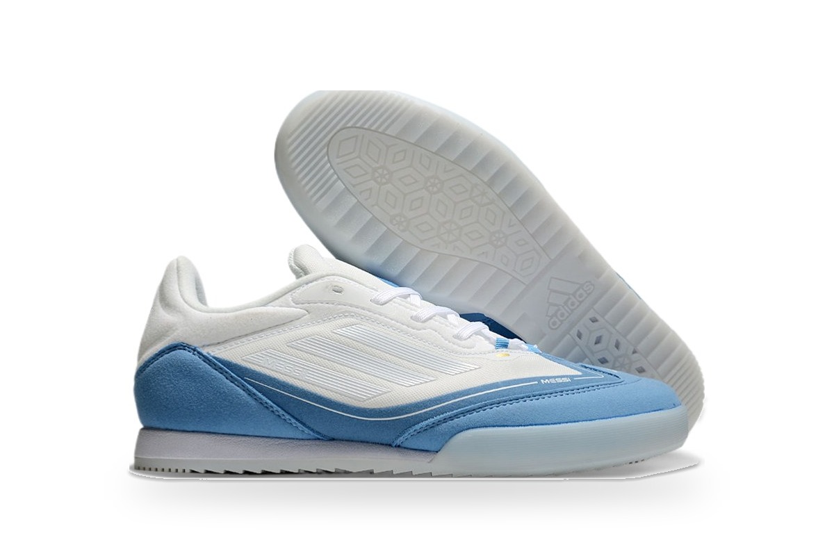Adidas F50 Freestyle 24 Messi IC White Sky Blue