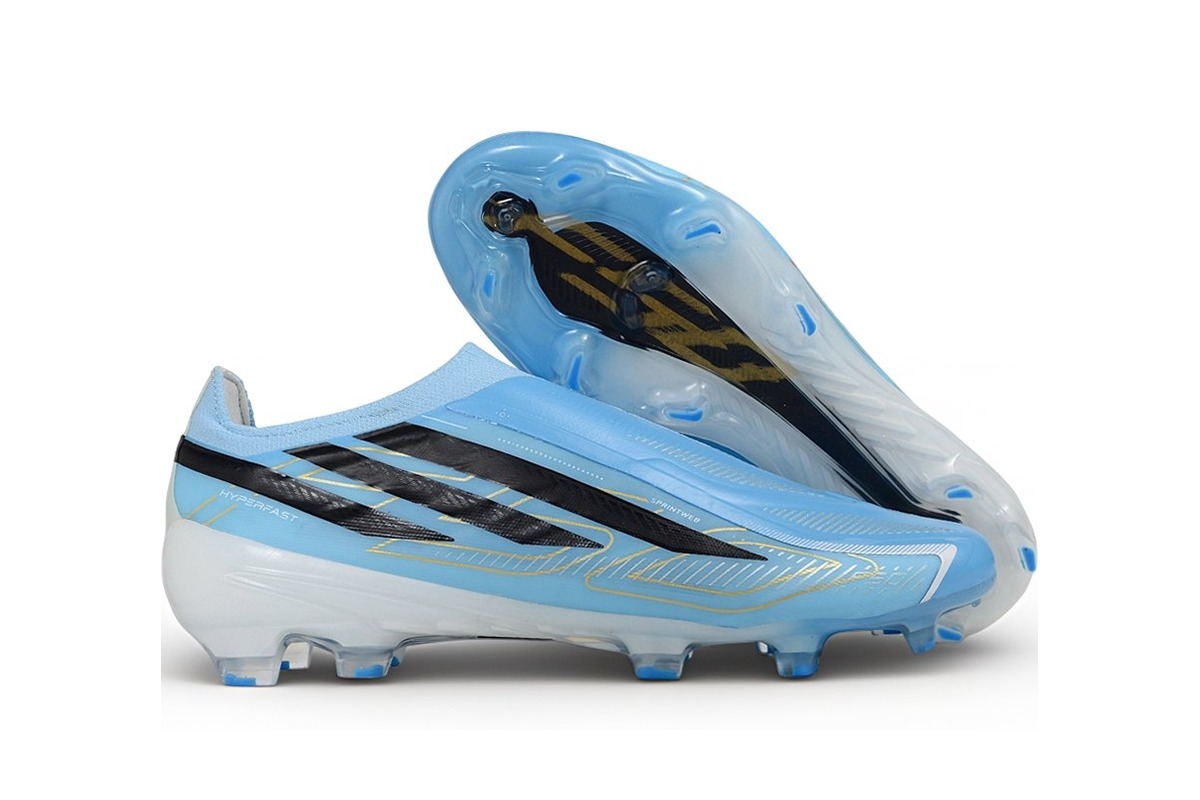 Adidas F50 Hyperfast Elite Laceless FG Sky Blue