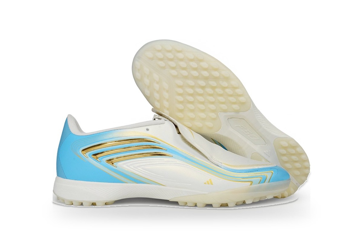 Adidas F50 Messi Elite TF Cream Sky Blue