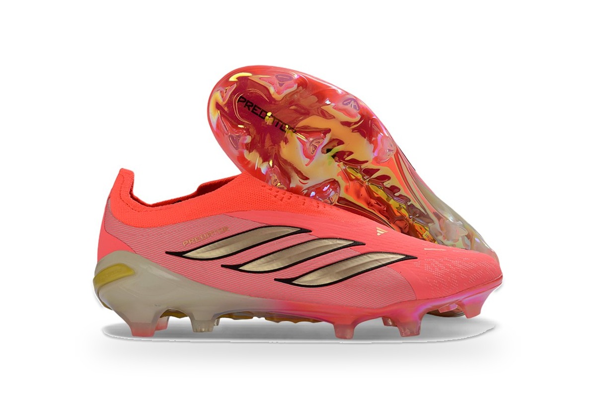 Adidas Predator 26 Elite Laceless FG Solar Red