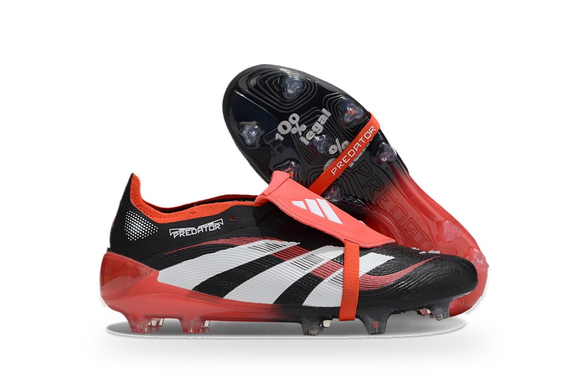 Adidas Predator 24 Elite Tongue FG Black Red
