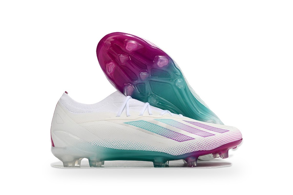 Adidas X Crazyfast.1 FG White Teal Purple