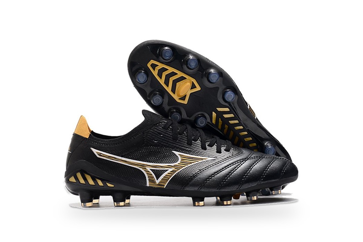 Mizuno Morelia Neo 3 Beta Made in Japan FG Black Gold