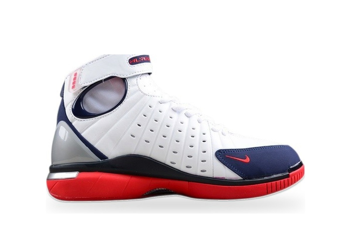 Nike Air Zoom Huarache 2K4 White Navy Red Silver
