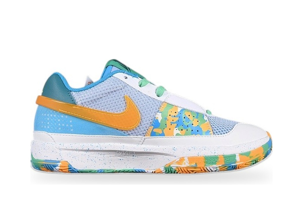 Nike Ja 1 White Blue Orange