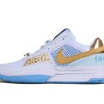 Nike Ja 1 White Light Blue Gold