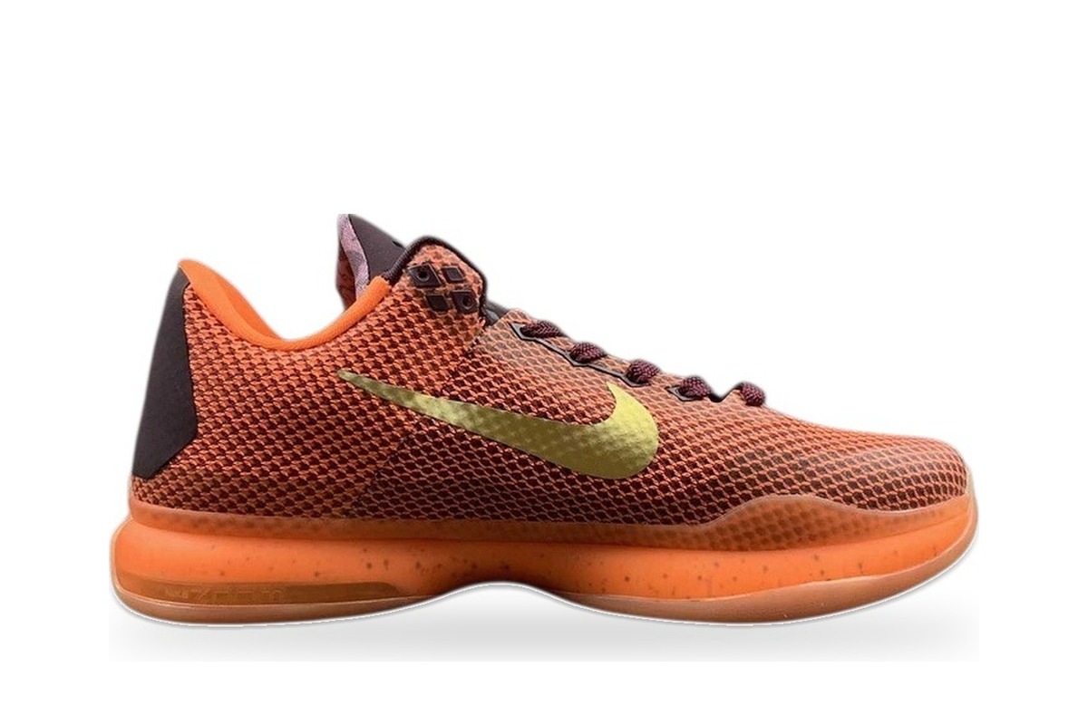 Nike Kobe 10 Orange Maroon