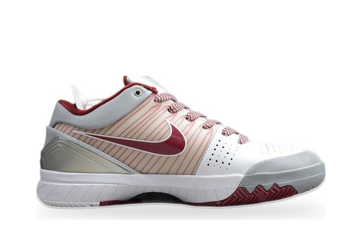 Nike Kobe 4 Protro Silver Maroon White