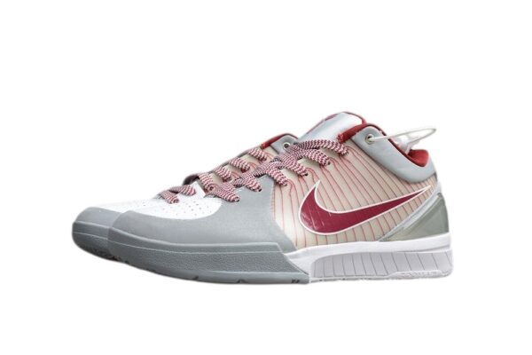 Nike Kobe 4 Protro Silver Maroon White