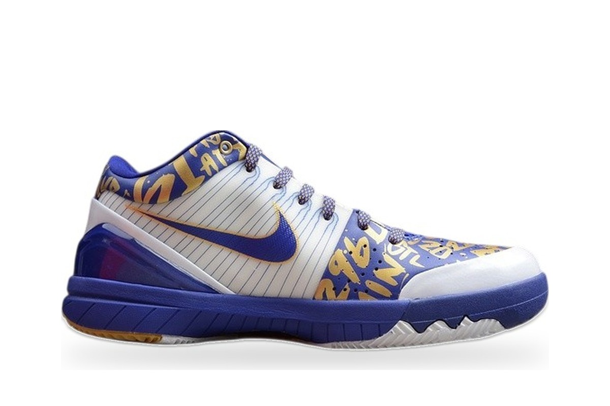 Nike Kobe 4 Protro White Court Purple Gold