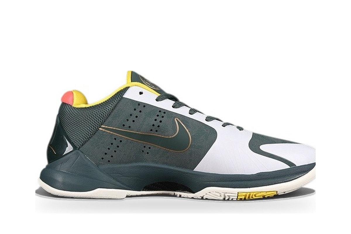 Nike Kobe 5 Protro Dark Green White Gold