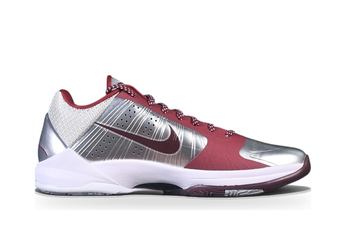 Nike Kobe 5 Protro Metallic Silver Maroon