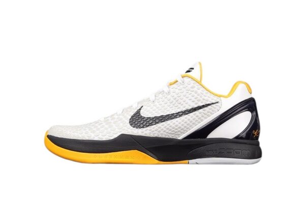 Nike Kobe 6 Protro White Black Yellow