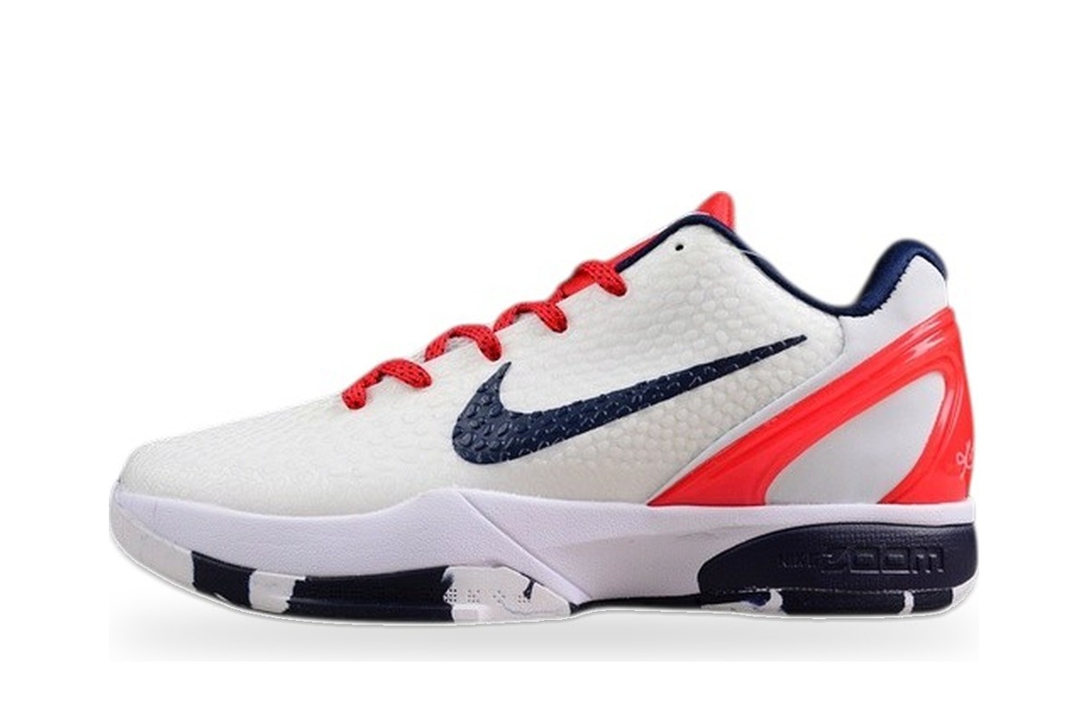 Nike Kobe 6 Protro White Navy Red