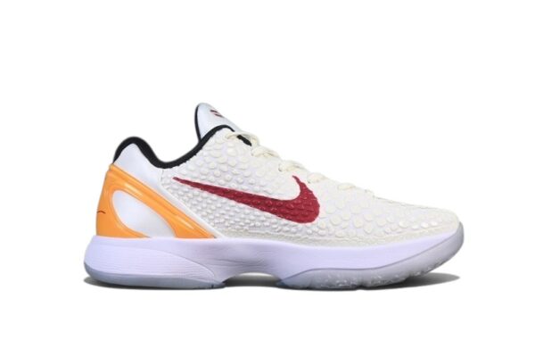 Nike Kobe 6 Protro White Orange Maroon