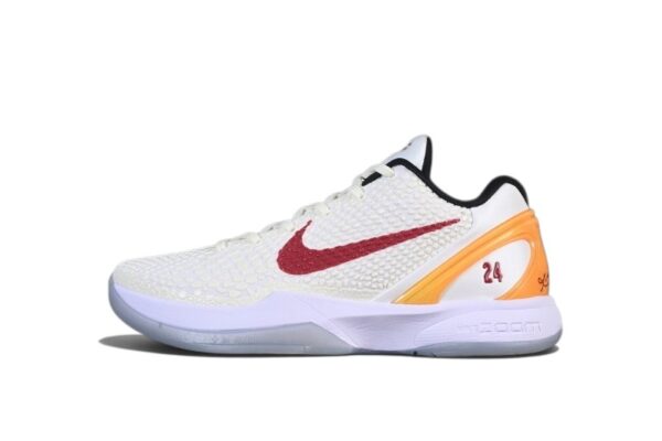 Nike Kobe 6 Protro White Orange Maroon