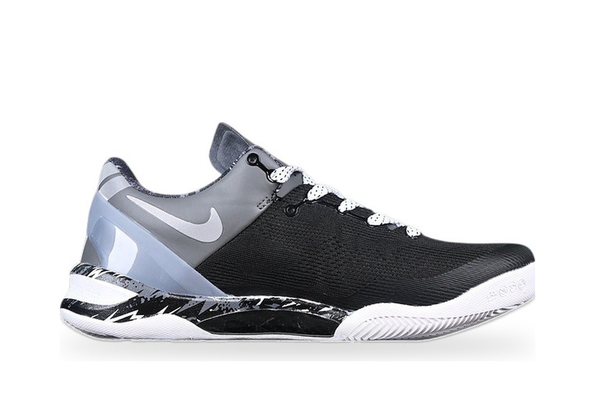 Nike Kobe 8 Protro Black White Grey