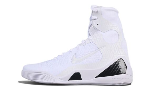 Nike Kobe 9 Elite High White Black