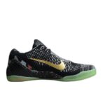 Nike Kobe 9 Elite Low Black Green Gold