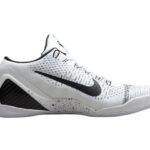 Nike Kobe 9 Elite Low White Grey Black