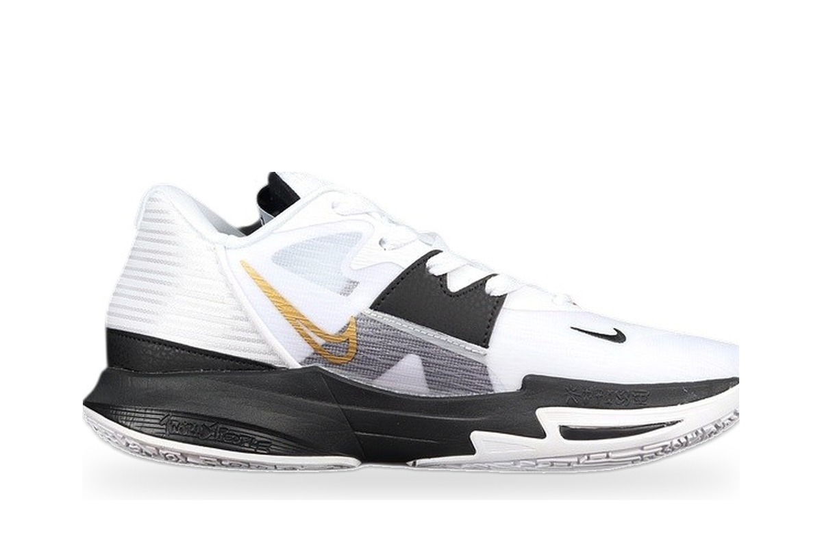 Nike Kyrie Low 5 White Black Gold