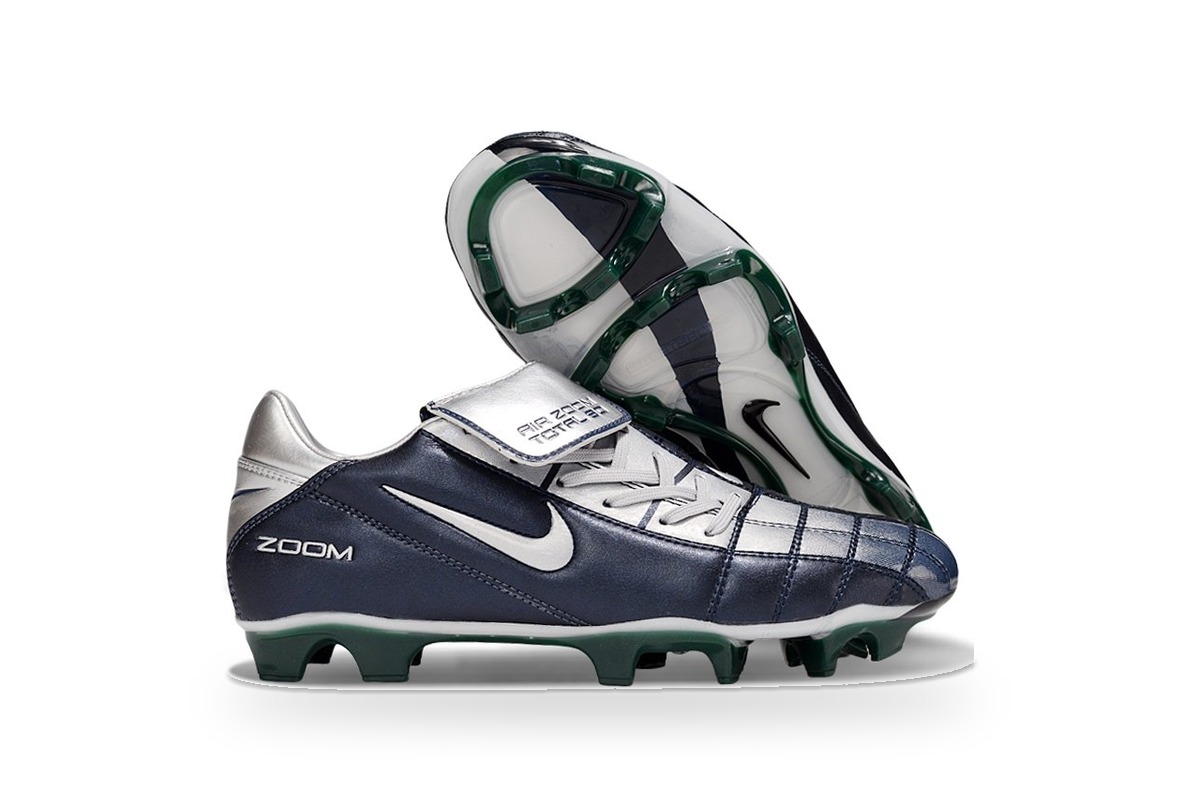 Nike T90 FG Silver Navy
