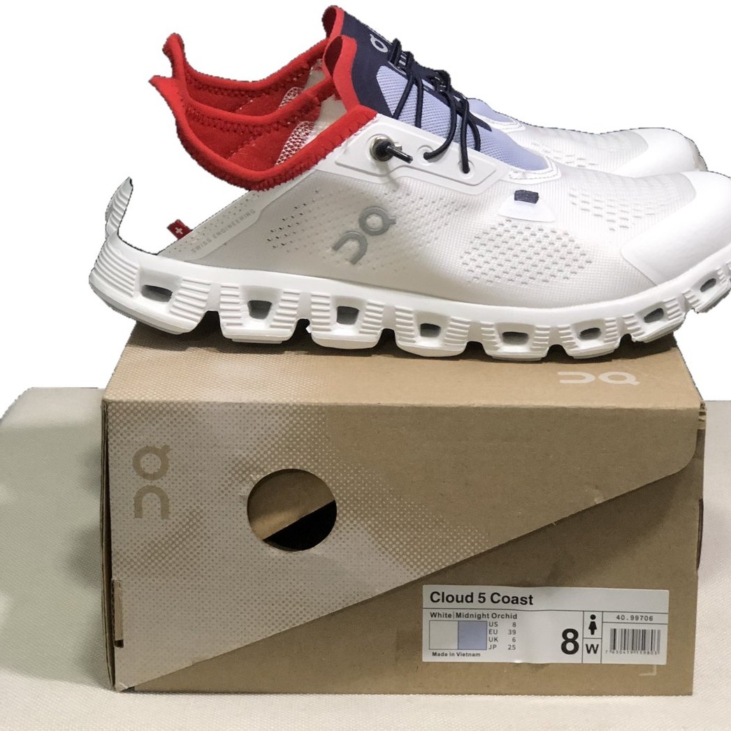 OnCloud 5 Coast White Black Red