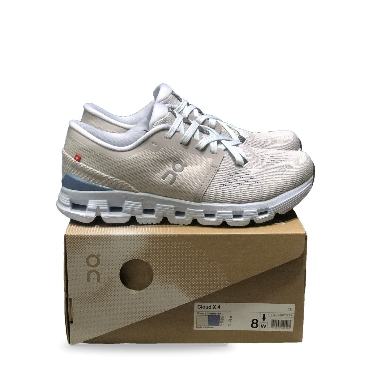 OnCloud X 4 Grey Silver