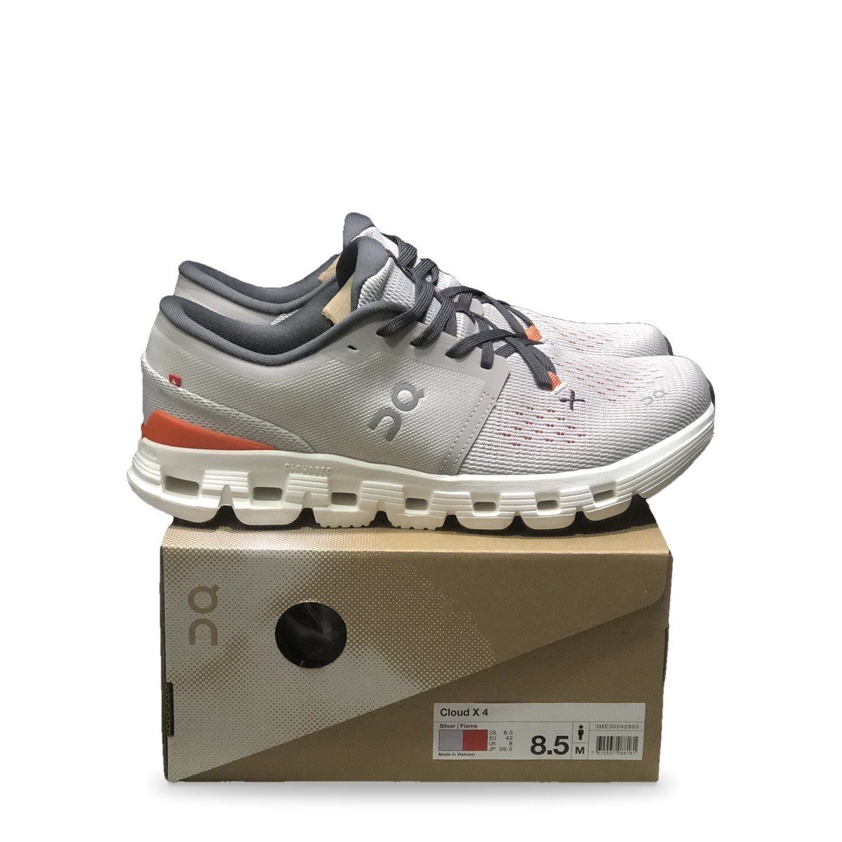 OnCloud X 4 Grey Silver Orange Red