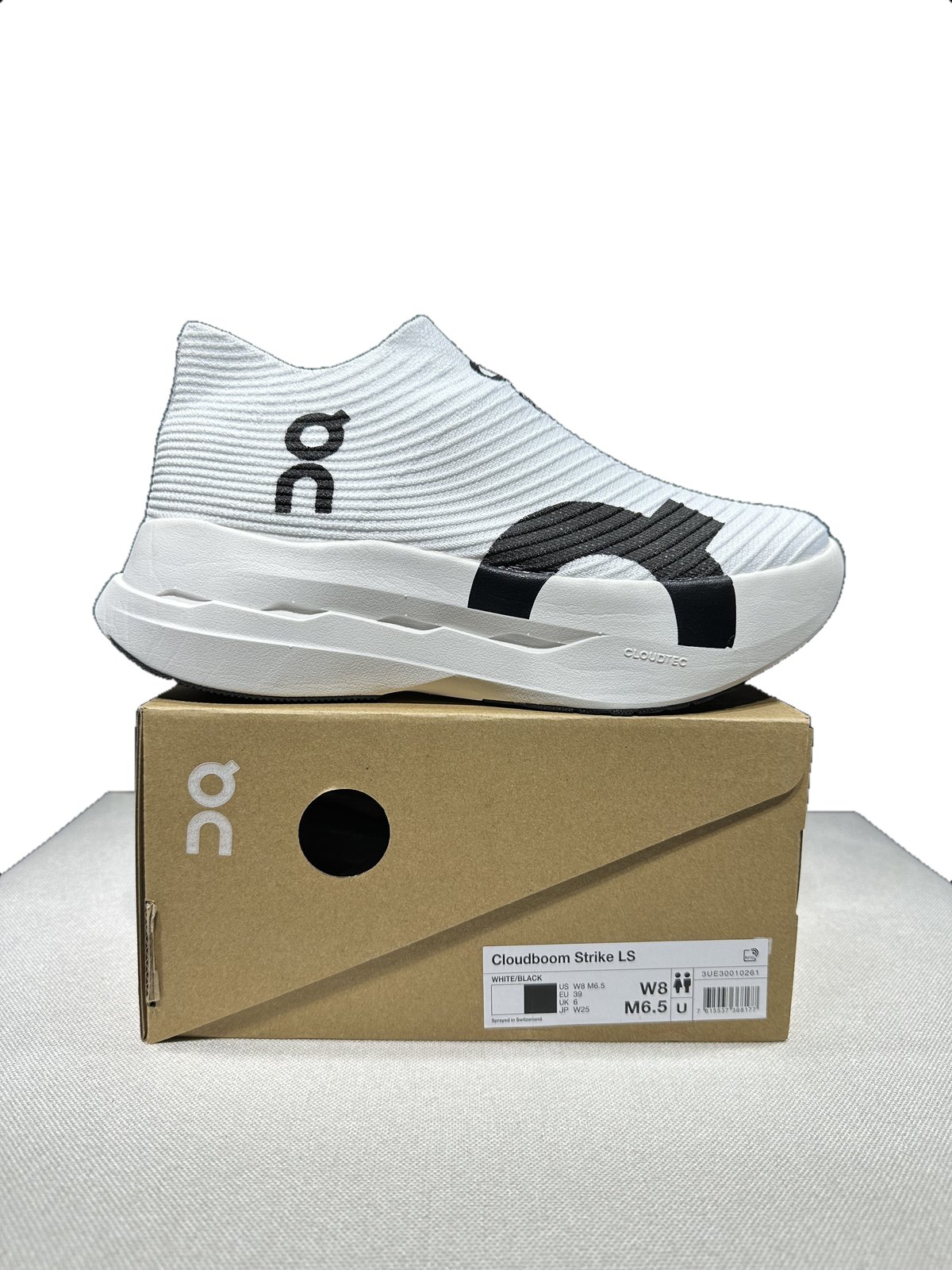 OnCloud Cloudboom Strike LS White Black