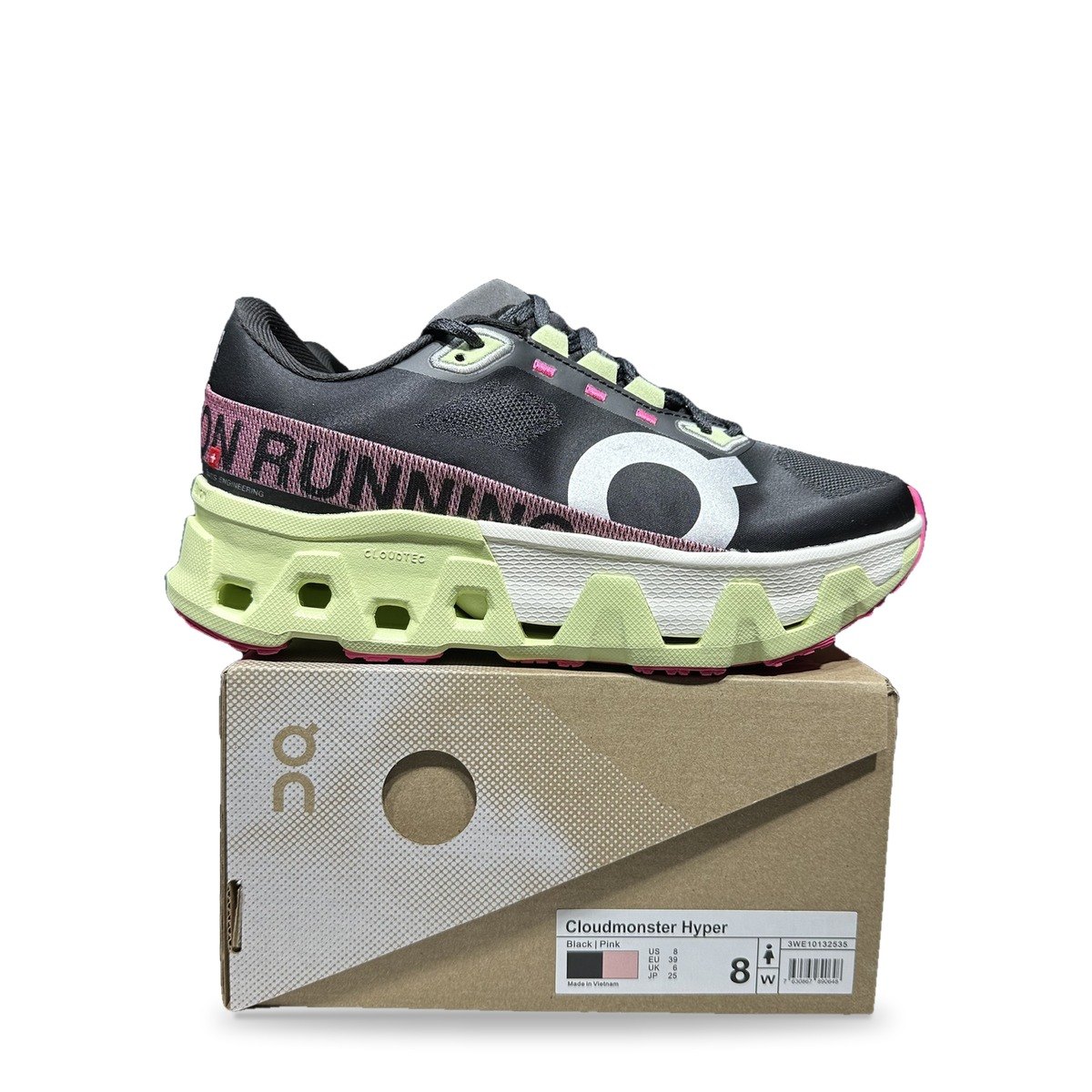 OnCloud Monster Hyper Black Lima Green