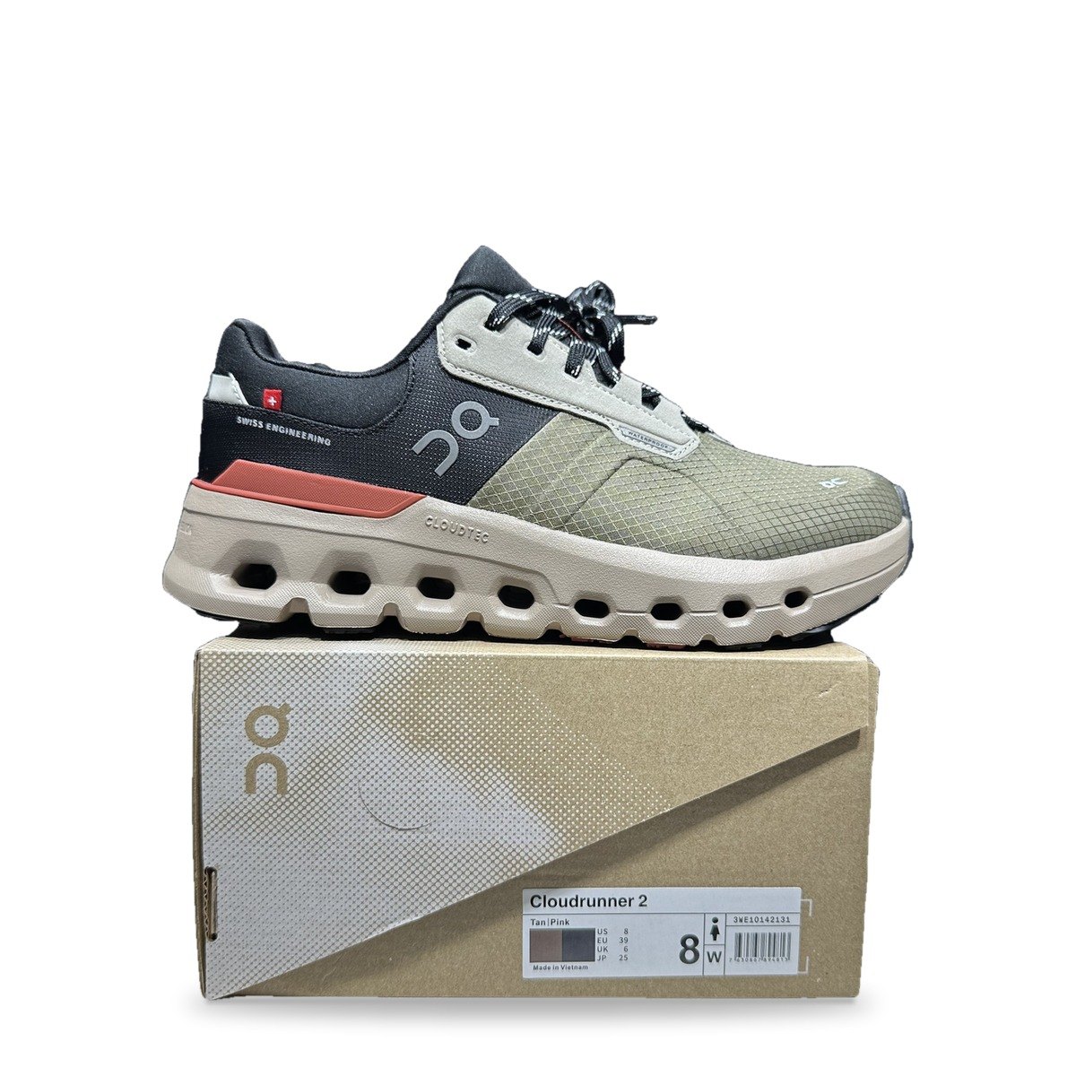 OnCloud Runner 2 Waterproof Brown Green
